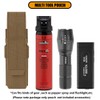 KRYDEX Flashlight Holster, Molle OC/Mace Spray Holder Adjustable Torch Carrier