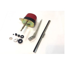 HotRodChrome Universal Windshield Wiper Motor Kit GM Chevy Ford Mopar Jeep Boat 12V Red
