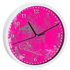 CreaDesign, WU-30-1117-36 Fantasy Pink Wall Clock for Children's Room, Silent