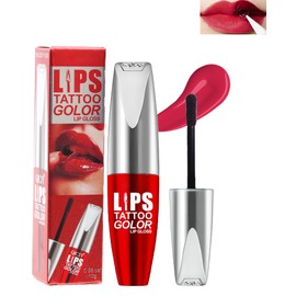 Peel Off Lip Tint Stain,Peel Off Lip Liner Stain Tattoo Nude Pink Lipgloss Long Lasting Waterproof, Non-Stick Highly Pigmented Red Matte Liquid Lipstick for Women All Skin Types Lipcolor Makeup-04
