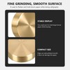 Housoutil Brass Paperweight Brass Round Block Metal Paperweight Calligraphy Painting