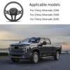 Leather Steering Wheel Cover for Chevy Silverado 1500 2500 3500,