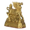 Qilin Ornament Brass Home Desktop Statue Collection Lucky Animals Crafts
