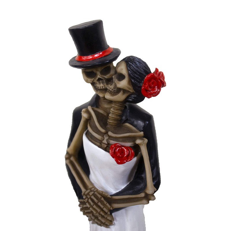 Esqueleto da y de los muertos boda de pareja G