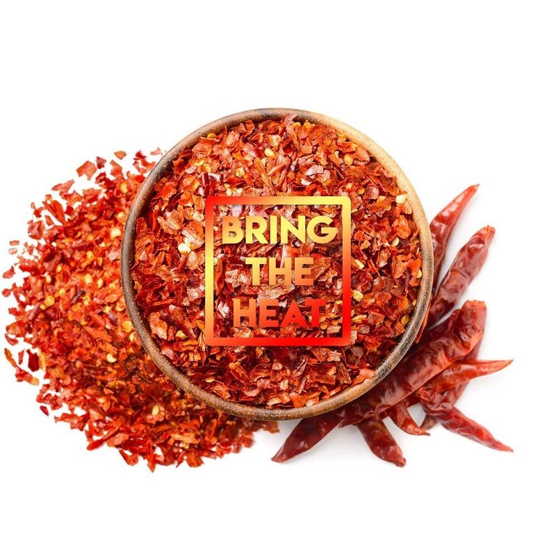 US-FARMERS Natural Premium Quality Chili Crushed Red Pepper (3.75lb)