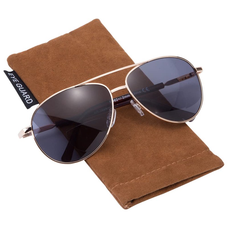 EYEGUARD Gafas De Sol Bifocales De Estilo Clásico Unisex Lectores