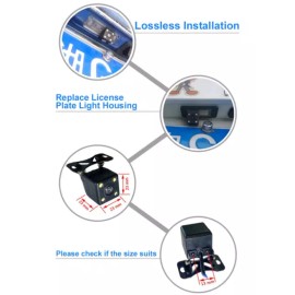 License Plate Light Lens Housing Back Up Camera Mount JEEP PATRIOT COMPASS