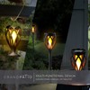 Solar Yard Solar Landscape Lights 4 Pack, Multifunctional Torch Lights