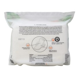 L. 2-Pack L. Ultra Thin Pads with Wings, Regular, 100% Pure Cotton Top Layer 56 Ct