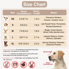 Coppthinktu Mesh Muzzle for Small Medium Large Sized Dogs, Breathable Dog Mouth Guard Muzzle to Prevent Biting Barking, Adjustable Muzzle for Dogs Mouth Cover Allows Panting Drinking