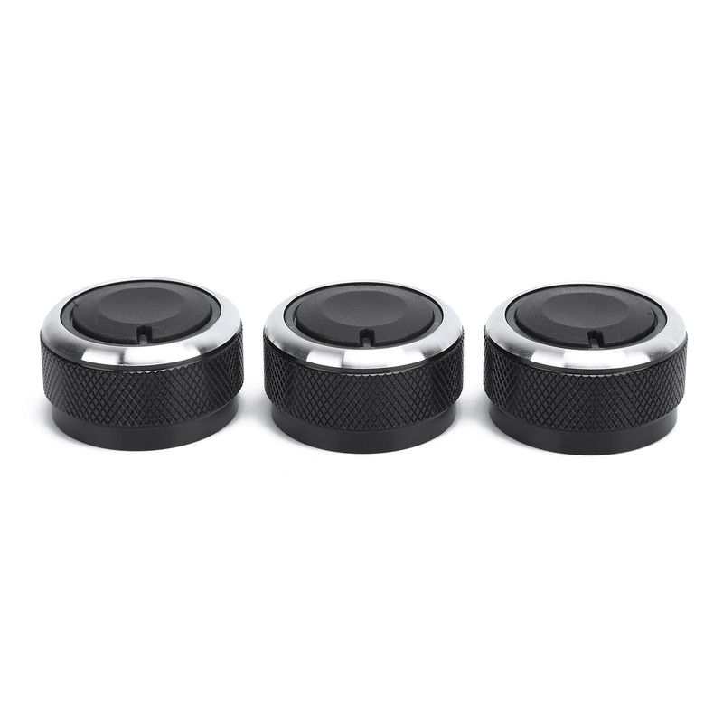 Climate Control Button, Anti-slip Air Conditioning Button, 3pcs/Set for Car