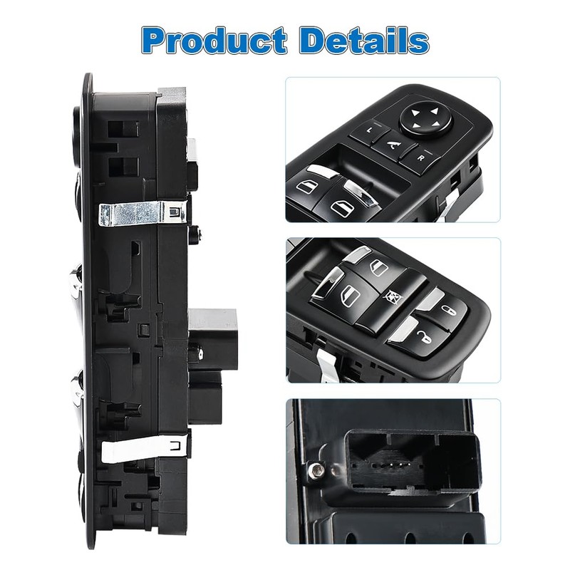 WMPHE Front Door Window Switch Compatible with Maserati Ghibli 3.0L