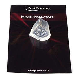Portdance Flare Heel Protector Large, transparent