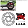 140mm Brake Disc Caliper Kit 6‑Hole Aluminum Alloy Wear Resistance