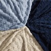 Bedsure Fleece Throw Blanket for Sofa - Soft Checkered Single