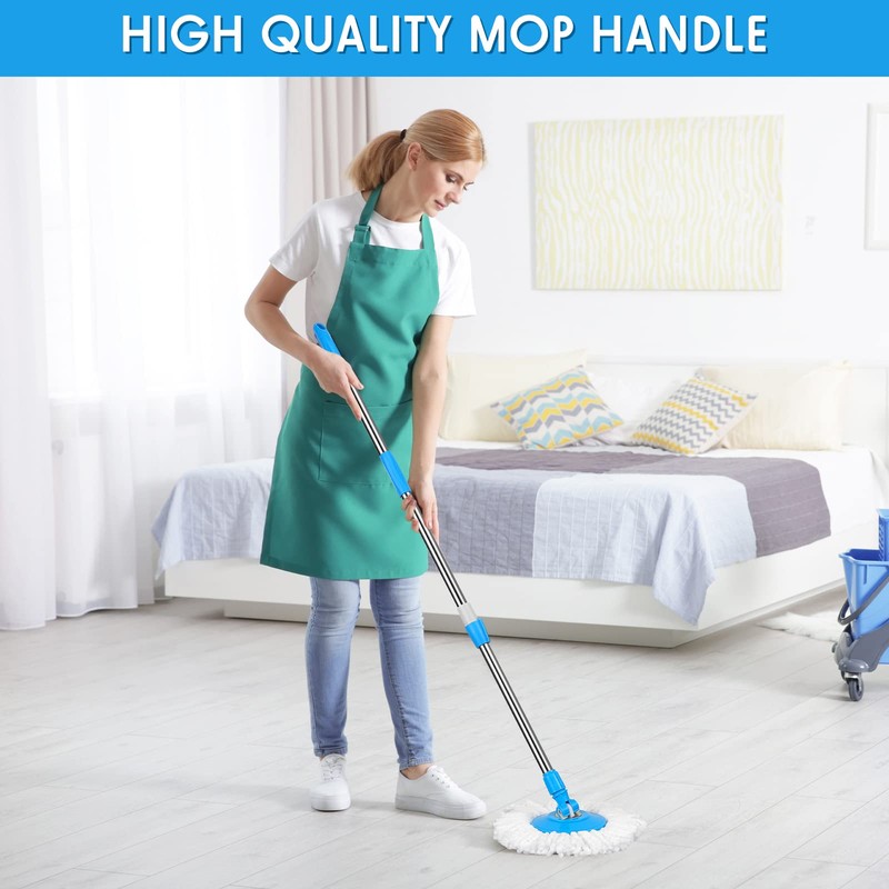 Spin Mop Replacement Handle 360 Degree Spin Mop Pole Handle
