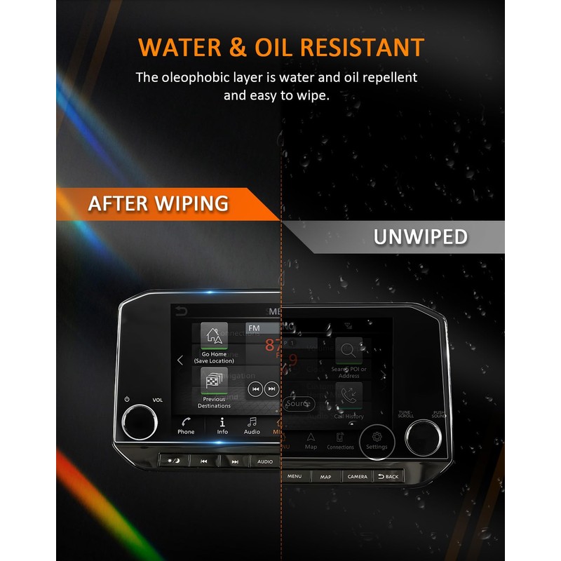 CDEFG (2Pcs for Nissan Pathfinder 2022-2025 Screen Protector, 9 Inch