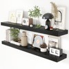 Heimlove 48 Inch Floating Shelves for Wall 8 Inch Deep