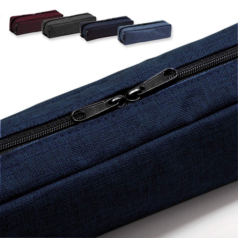 M-Plan 106198-14 Easy Open Mini Pencil Case, Elegant, Gray