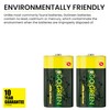 GoGreen Power (24004) Eco Friendly Alkaline D Batteries - No