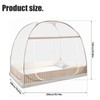 Mosquito Net Bed, Foldable Double Door Mosquito Net Pop Up,