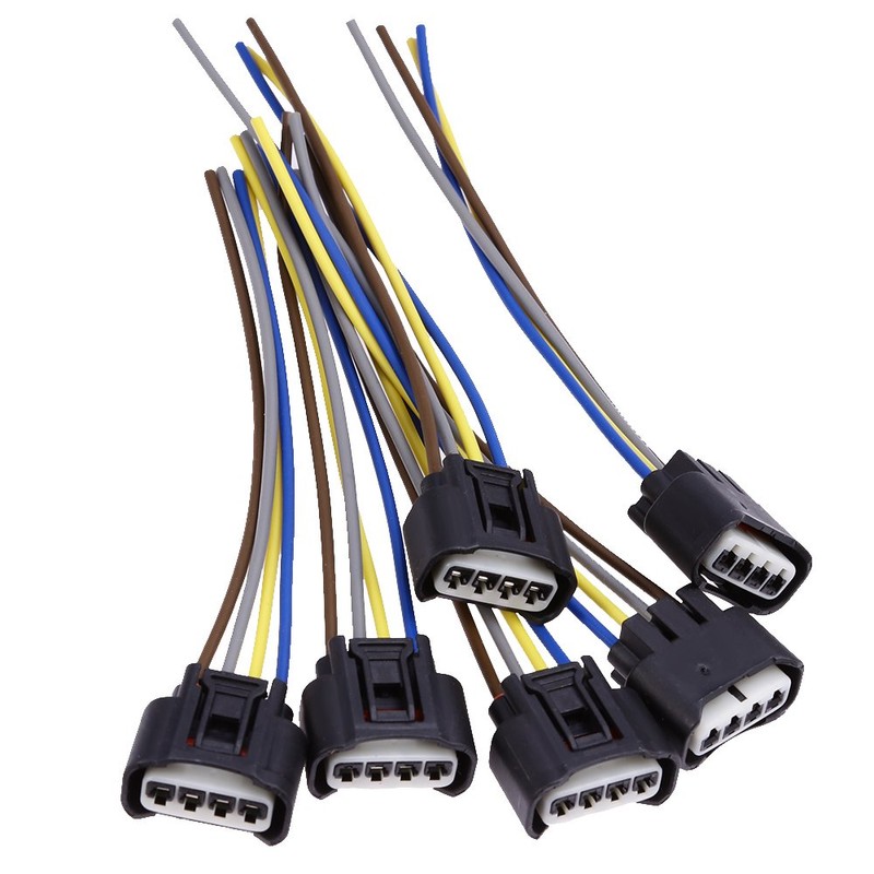 Saihisday 90980-11885 Ignition Coil Connector Plug Harness Replacement for Toyota