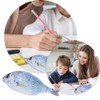 WSHuayee Fish Shape Pen Bag, Zipper Pencil Case, Creative Pencil