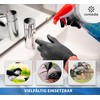 NIMEDA Nitrile Gloves M Black Pack of 100 Disposable Gloves