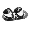 Zerodeko Fake Exhaust Tip Car Decorative Sticker for Scratch Collision