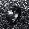 083 Base Ring, Men's Ring, Tungsten, Multi-faceted Cut, Glitter, Allergy