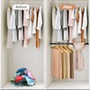 STORAGE MANIAC Hanging Closet Rod, Adjustable Width and Height Closet