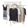 IRIS USA Clothes Drying Rack, Foldable & Extendable Rods for