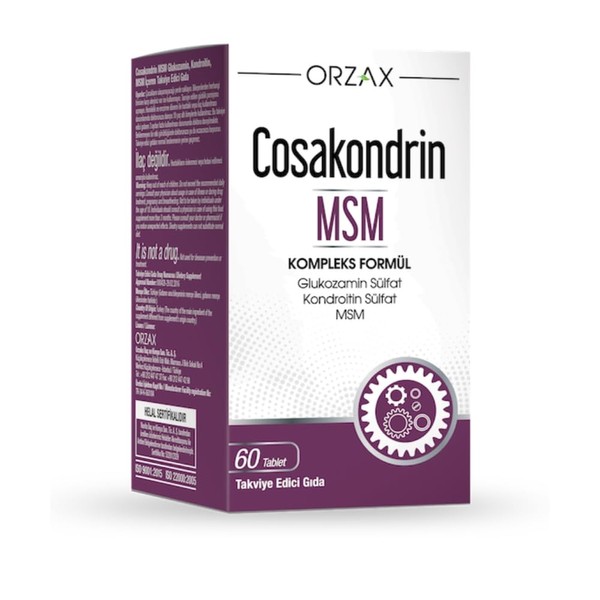 Orzax Cosakondrin Msm 60 Tablet