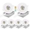 GREENLUX 4 Inch LED Gimbal Recessed Light with Junction Box,