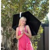 Impervius Patronum Mini Travel Umbrella, Lightweight Compact, Foldable, with Ring