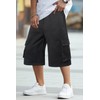 GINGTTO Mens Baggy Jorts Loose Fit Long Cargo Shorts for