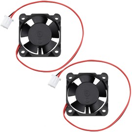 GDSTIME 30mm x 30mm x 10mm 1 inch Small 12V DC Brushless Cooling Fan 2-Pack