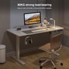 Wejviubm Electric Height Adjustable Stand up Desk Home Office Ergonomic