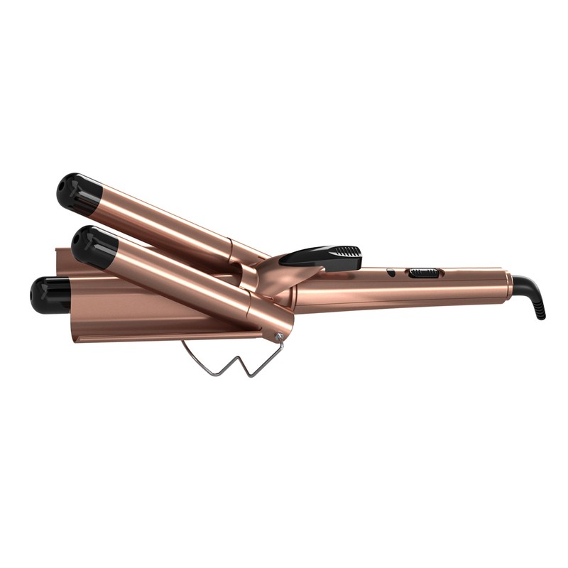 Cortex Beauty Wave Maker - 3-Barrel Waver (Rose Gold)