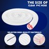 2 1/2" x 10' PVC Dust Collection Hose, Puncture-Resistant, Heavy-Duty