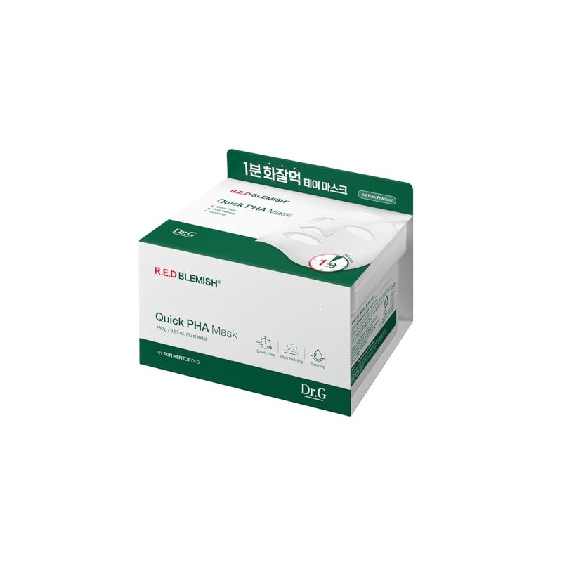 Dr. G R.E.D Blemish PHA Quick Mask (Pack of 30)