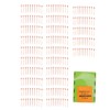 250Pcs Horseshoe Nails Copper Plating Shoeing Nails with Plastic Box