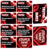 TNCDJKPA 50 PCS Couple Game Cards Truths Dares