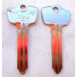ILCO  (1)  X207 (H63)  Automotive  Key Blank Made by ILCO in USA