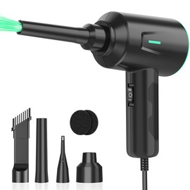 Meudeen Air Duster - Electric Air Blower - 5.74oz High Power Cleaning for Computer - PC - 2 Gear Compressed Air