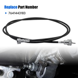 LoloWheat Transmission Speedometer Cable Compatible with Chevy 55 56 57 700R4 TH350 TH400 TH-200 TH-350 TH-400 TH-200-4R Replace 7641443183