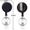 YOUOWO Reel Reel Lanyard ID Card Holder Card Strap Hanging