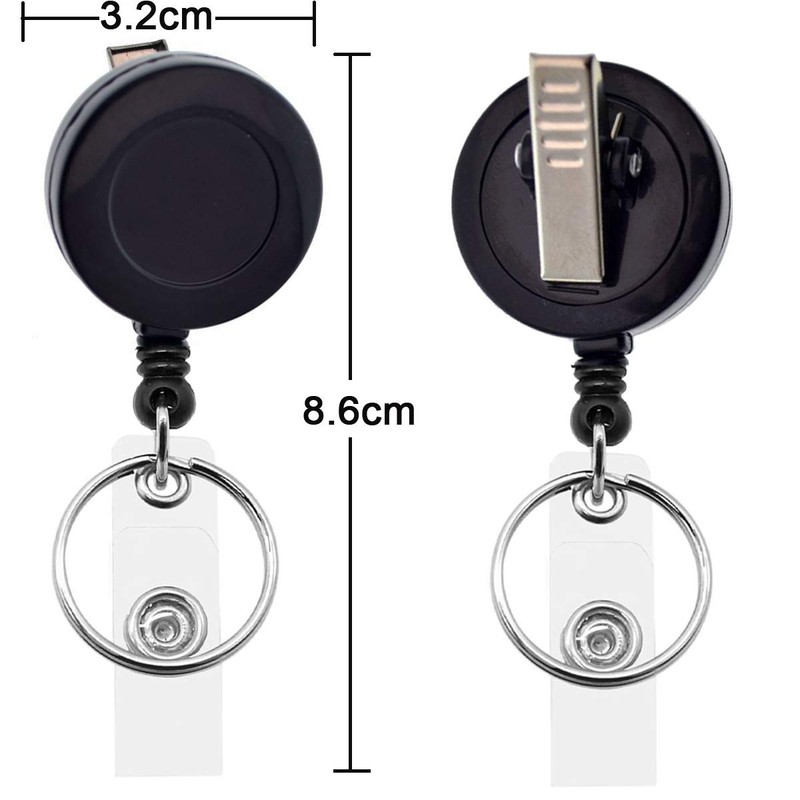 YOUOWO Reel Reel Lanyard ID Card Holder Card Strap Hanging