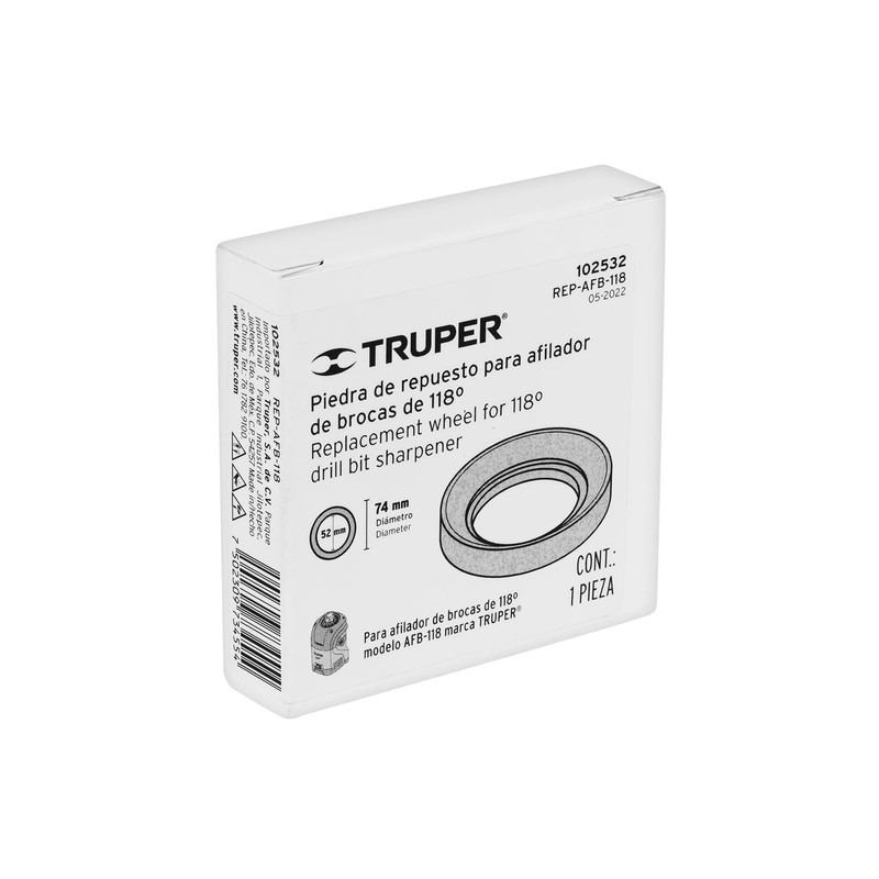 Truper REP-AFB-118, Piedra de afilado de repuesto para AFB-118