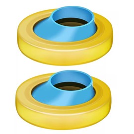 Industrial Toilet Offset Flange Seal Easy Install Toilet Shifts Flange Gasket Suitable For Secure Fits & Odor Prevention